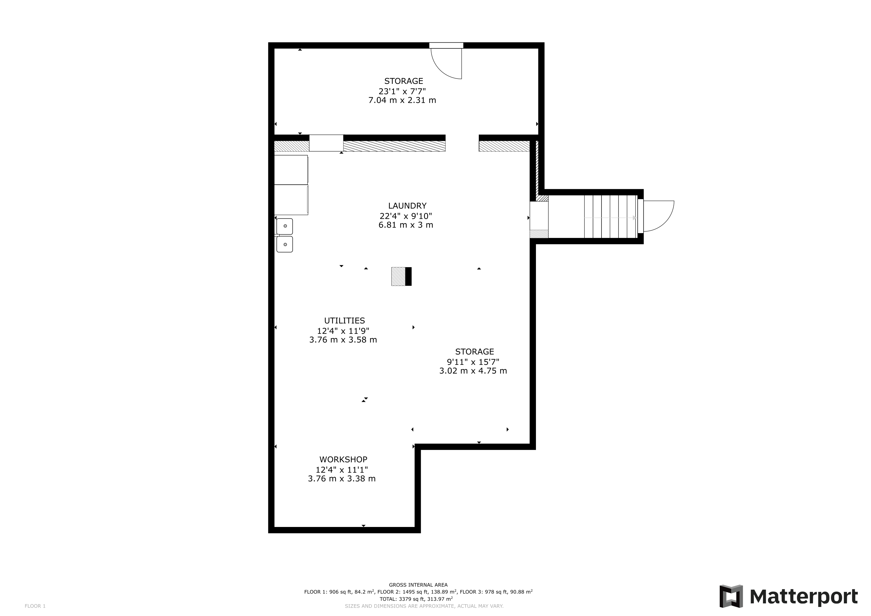 169 Albert St - Basement Floor Plan