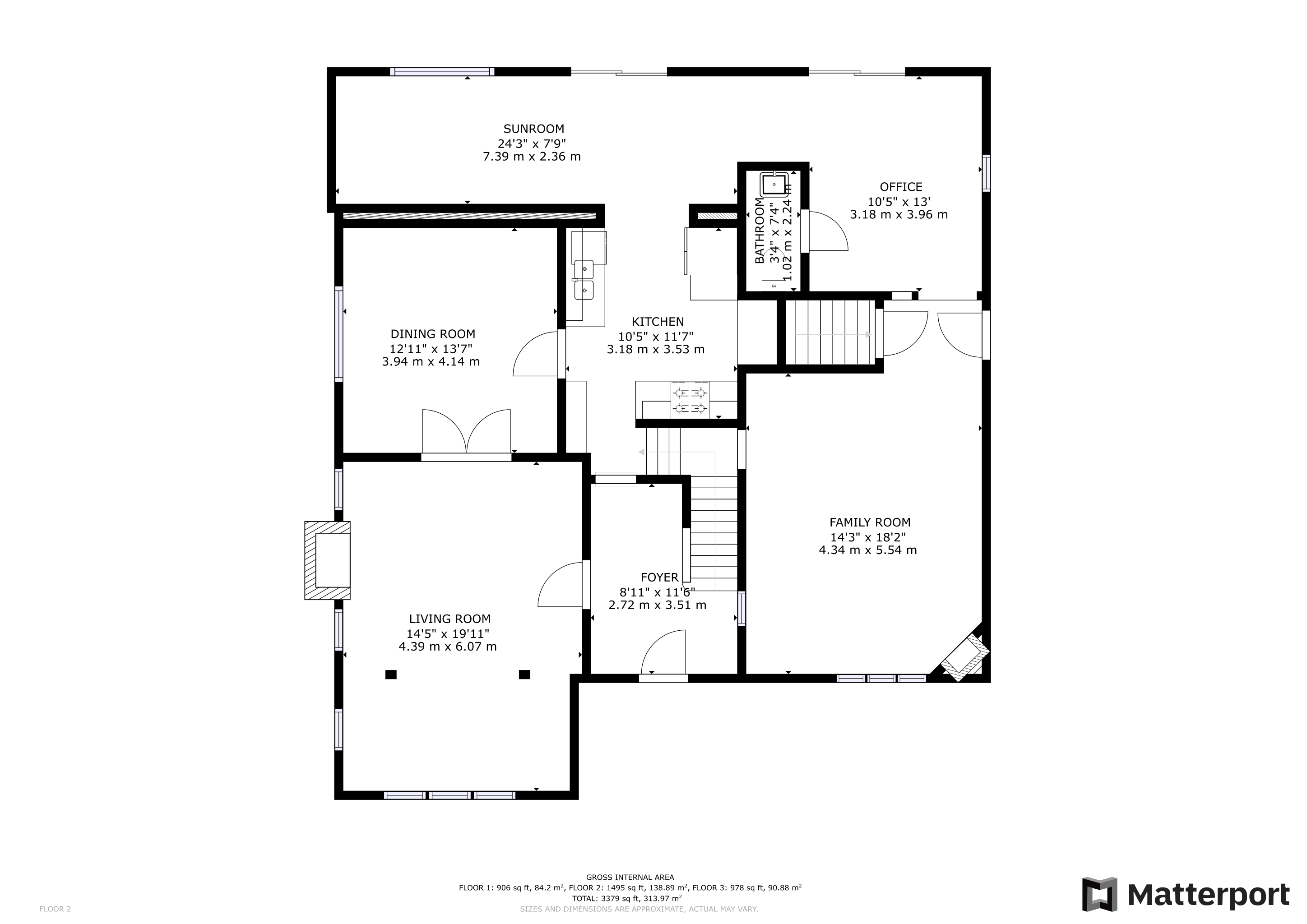 169 Albert St -Main Level Floor Plan