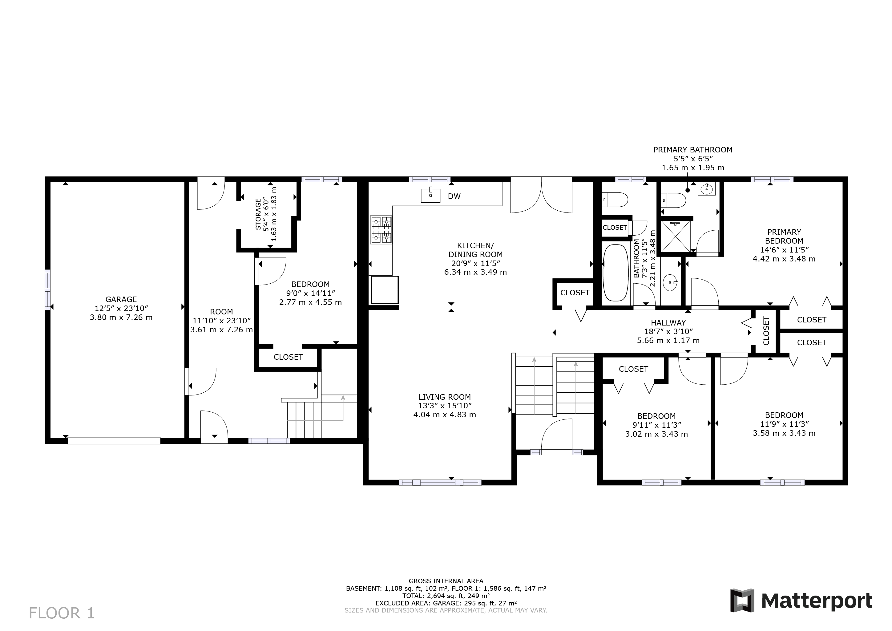 1677 Harmony Rd - Floor Plans (Main)